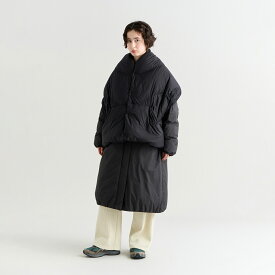 【公式】ナンガ NANGA マフラー 防寒 羽毛 ノーカラーダウンマフラー (ウィメンズ) DOWN PONCHO MUFFLER(WOMEN)