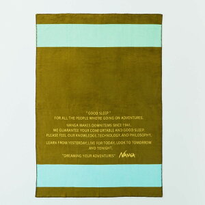 yziK NANGA ѕz 140cm×200cm SObhX[v{[_[RbguPbg VO uPbg GOOD SLEEP BORDER COTTON BLANKET