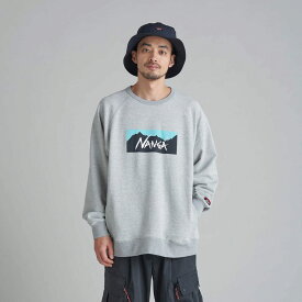 【公式】ナンガ (NANGA) ECO HYBRID BOX LOGO SWEATSHIRT / エコハイブリッドボックスロゴスウェットシャツ