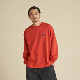 【公式】ナンガ 長袖 ロンT カットソー Tシャツ ECO HYBRID BOX LOGO EMBROIDERY L/S TEE/エコハイブリッド ボックスロゴエンブロイダリー ロングスリーブティー