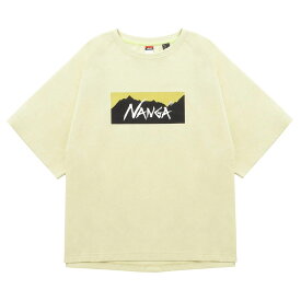 【公式】ナンガ(NANGA) Tシャツ 半袖 速乾 吸汗 メンズ レディース ECO HYBRID BOX LOGO LOOSE FIT TEE / エコハイブリッド ボックスロゴ ルーズフィットティー