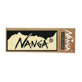 TE【公式】ナンガ NANGA ナンガ カッティング ボックス ロゴ ステッカー CUTTING BOX LOGO STICKER