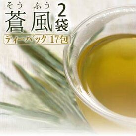 ケルセチン高含有煎茶・緑茶蒼風【そうふう】2袋セットティーパックタイプ3g×17包ケルセチン配糖体、鹿児島県産お茶【送料無料】
