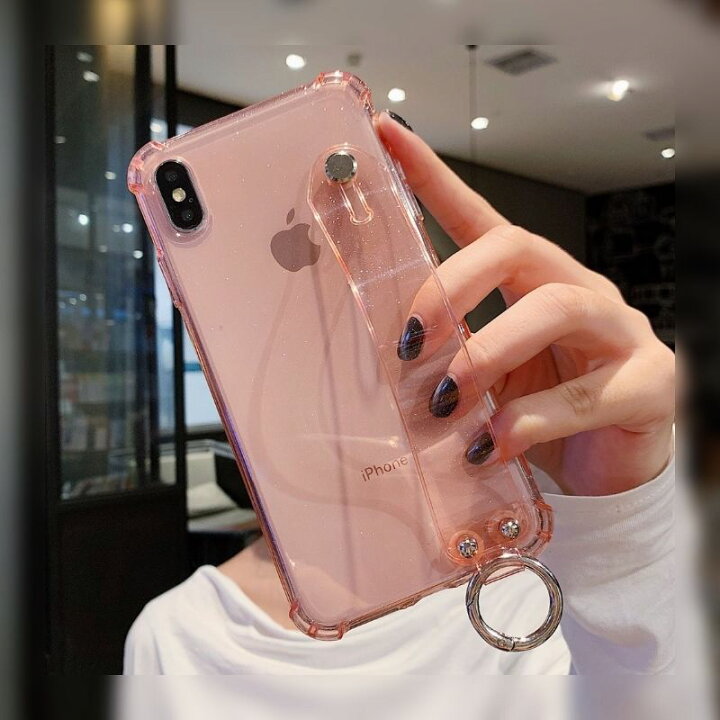 楽天市場 Iphone 全シリーズ ベルト付き クリアケース Tpu 透明ケース スマホケース カラビナ付き 背面 女性 女子 人気 韓国 おしゃれ かわいい 可愛い Tpu 落下防止 ベルト付き スリム 薄型 ハイブリッド 落下防止 ベルト 取っ手付き メンズ レディース Apple アップル