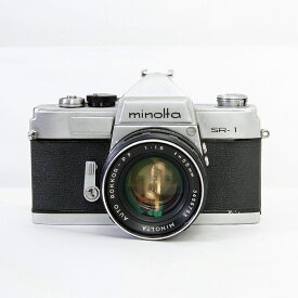 【中古】 (ミノルタ) MINOLTA SR-1＋オートロッコール55/1.8【中古カメラ フィルム一眼】 ランク：C