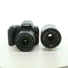 【中古】 (キヤノン) Canon EOS KISS X9 ダブルズームキツト ブラック【中古カメラ デジタル一眼】 ランク：B