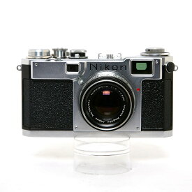 【中古】 (ニコン) Nikon Nikon S2 後期(黒ダイヤル)+NIKKOR-H 50/2【中古カメラ レンジファインダー】 ランク：B