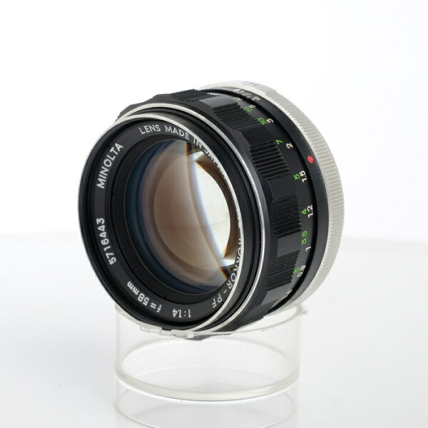【中古】 (ミノルタ) MINOLTA MC ROKKOR-PF 58/1.4【中古レンズ ＭＦレンズ】  ランク：B