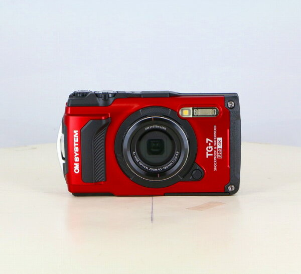 【中古】OM SYSTEM TG-7 ﾚﾂﾄﾞ  ランク：AB「カメラのナニワ　梅田買取センター在庫」【コンパクトデジカメ】商品コード：2221091103380