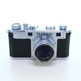 【中古】 (ニコン) Nikon S2 + NIKKOR-SC 5cm/2【中古カメラ レンジファインダー】 ランク：B