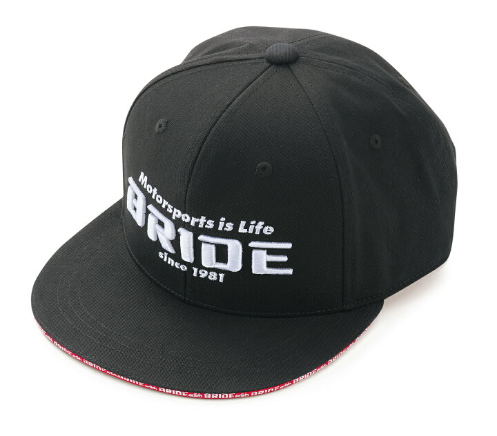 楽天市場】BRIDE/ブリッド キャップ フラット ブラック BK 商品番号 