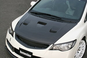 チャージスピード CHARGESPEED シビック TYPE-R FD2 ボンネット ダクト付 FRP製