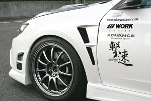 チャージスピード CHARGESPEED インプレッサ WRX STI GV#/GR# D-1スタイルベントフェンダー 片側20mmワイド