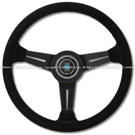 【マラソン期間中！全品2倍以上＆特別クーポン！】NARDI/ナルディ CLASSIC（クラシック） ブラックスエード/ブラックスポーク 33φ商品番号：N115