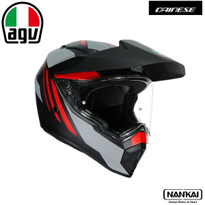 AGV(�G�[�W�[���C)AX9 MULTI JIS - REFRACTIVE ADV MATT CARBON/RED