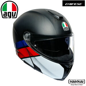 y12/10聚Iōő100%PobN(vGg[/24Ԍ)z AGV(G[W[C)SPORTMODULAR AGV JIST MULTI - LAYER CARBON/RED/BLUE