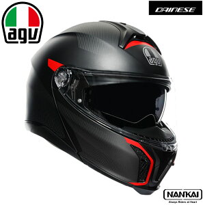 AGV(G[W[C)TOURMODULAR JIS MULTI - FREQUENCY MATT GUNMETAL/RED