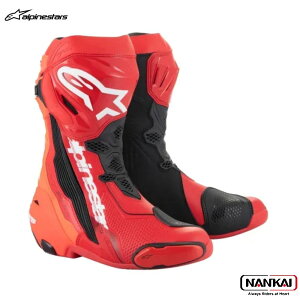 Alpinestars �A���p�C���X�^�[�Y�@SUPERTECH-R BOOT �X�[�p�[�e�b�N�A�[���u�[�c�@ BRIGHT RED RED FLUO�@�i�ԁF2220021