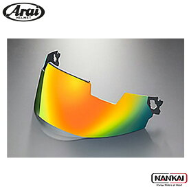 【P10倍! (要エントリー)＋クーポン】 Arai アライ ヘルメット 31030 VAS-Z PSロングサンバイザー ミラー〈スモーク／レッド〉