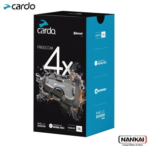 Cardo �J���h FREECOM 4X - SINGLE �t���[�R�� �t�H�[�G�b�N�X �V���O���Z�b�g�@�i�ԁFFRC4X003