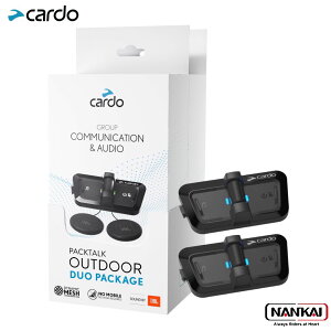 �yP10�{! (�v�G���g���[)�{�N�[�|���z Cardo �J���h PACKTALK OUTDOOR DUO - BLACK �p�b�N�g�[�N �A�E�g�h�A �f���I�Z�b�g�@�i�ԁFSP000101