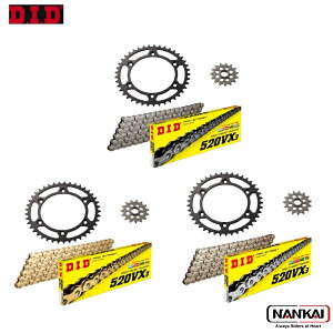 yGg[ŊyVP{10{I2020`z D.I.D 哯H `F[XvPbg 3_Lbg SUZUKI DR-Z400SM 05-09 ubNtCf[ Z[