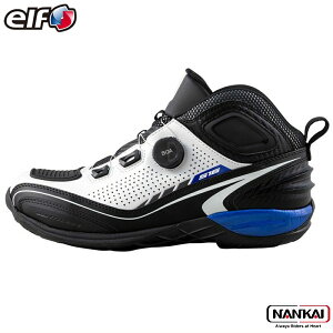 elf エルフ ローカット ライディングシューズ EL016 ホワイト
