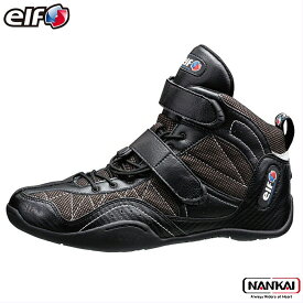 【12/10限定★抽選で最大100%Pバック(要エントリー/24時間限定)】 elf モーターサイクル+クルマを愉しむ6輪スタイルシューズ EXA11 エルフ ブラック