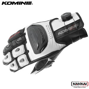 KOMINE R~l _CAtBbg X|[c U[O[u WHITE/BLACK GK254