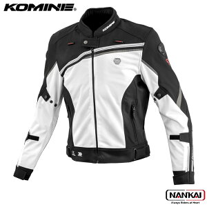 KOMINE コミネ R-SPEC ハーフメッシュジャケット WHITE JK178