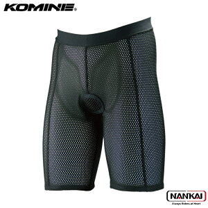KOMINE R~l GA X[ 3D bV Ci[ pc Air Through 3D Mesh Inner Pants BLACK SK-632