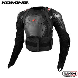 KOMINE R~l t A[}[h {fB WPbg Full Armored Body Jacket BLACK SK-676