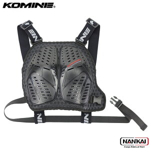 KOMINE R~l fB[X `FXg A[}[ Ladies Chest Armor All BLACK SK-683