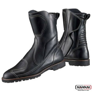 NANKAI バイク用 セミロングステッチブーツ ブラック NTB-34 南海部品