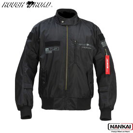 ROUGH＆ROAD ラフアンドロード MA−1R EM FP ブラック RR7754