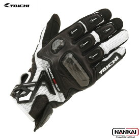 RS TAICHI アールエスタイチ ラプター メッシュ グローブ WHITE/BLACK　品番：RST442