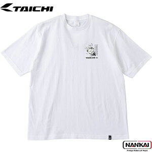 y12/10聚Iōő100%PobN(vGg[/24Ԍ)z RS TAICHI (A[GX^C`) RIDING RACER CAT OVER SIZE T-SHIRT [VO [T[ Lbg I[o[ TCY TVc WHITE RSU127