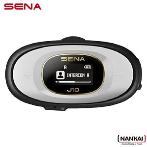 SENA �Z�iJ10 [���{����] HD �X�s�[�J�[�t�� 4-WAY Bluetooth �C���^�[�R�� �V�X�e���@�z���C�g