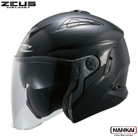 ZEUS HELMET バイク用 ジェットヘルメット パールブラック NAZ-221 南海部品