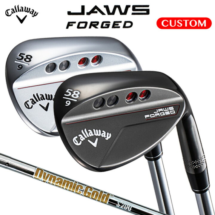 楽天市場】キャロウェイ JAWS FORGED ウェッジ Dynamic Gold スチール 