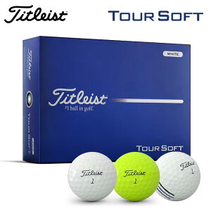 �^�C�g���X�g �c�A�[�\�t�g �{�[���i12���j�y2026���f���zTitleist TOUR SOFT