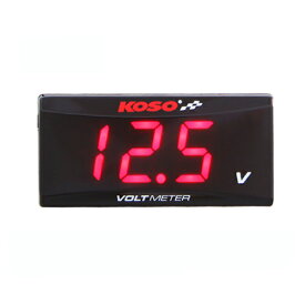 【KN企画・ケーエヌ企画】KS-M-VR　KOSO　コーソー　スーパースリムメーター　電圧計レッド表示
