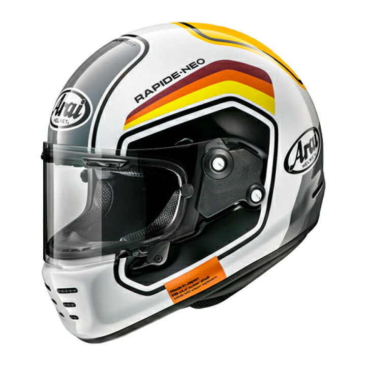 楽天市場】アライ ラパイド ネオ ナンバー白 ARAI RAPIDE NEO NUMBER  