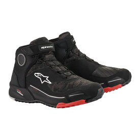 アルパインスターズ (2611820)ライディングシューズ ALPINESTARS CR-X DRYSTAR RIDINIG SHOE ブラックCAMO/レッド(993)