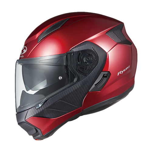 SG規格 システムヘルメット 海外正規品 2020年ニューモデル OGKカブト リュウキ RYUKI 正規取扱店 シャイニーレッド