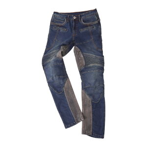 デグナー DP-27V カップ付きデニムパンツ(ヴィンテージネイビー) バイク レザージャケット ジャケット レザー かっこいい