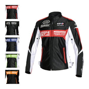 elf EJ-S103 Ideal Mesh Jacket 春夏 レディース プロテクター メッシュ ペアルック バイク ウェア