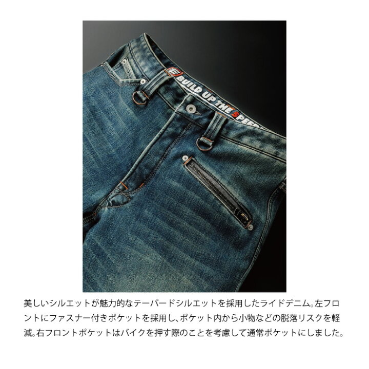 楽天市場】HYOD HYD538D HYOD D30 TAPERED RIDE DENIM(WARM LAYERD 