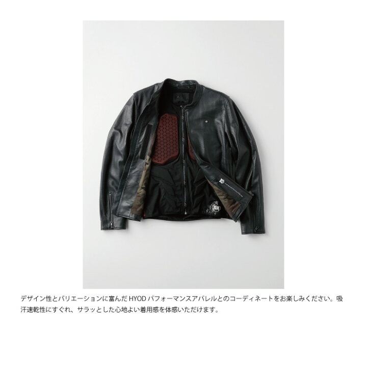 楽天市場】ヒョウドウ H3L002 HYOD 365 targe バイク レザージャケット  
