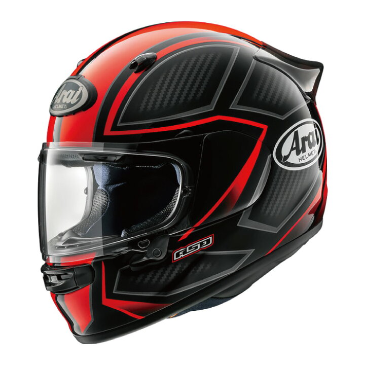 楽天市場】アライ ASTRO-GX SPINE レッド ARAI バイク ヘルメット フル  